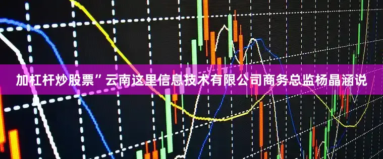 加杠杆炒股票”云南这里信息技术有限公司商务总监杨晶涵说